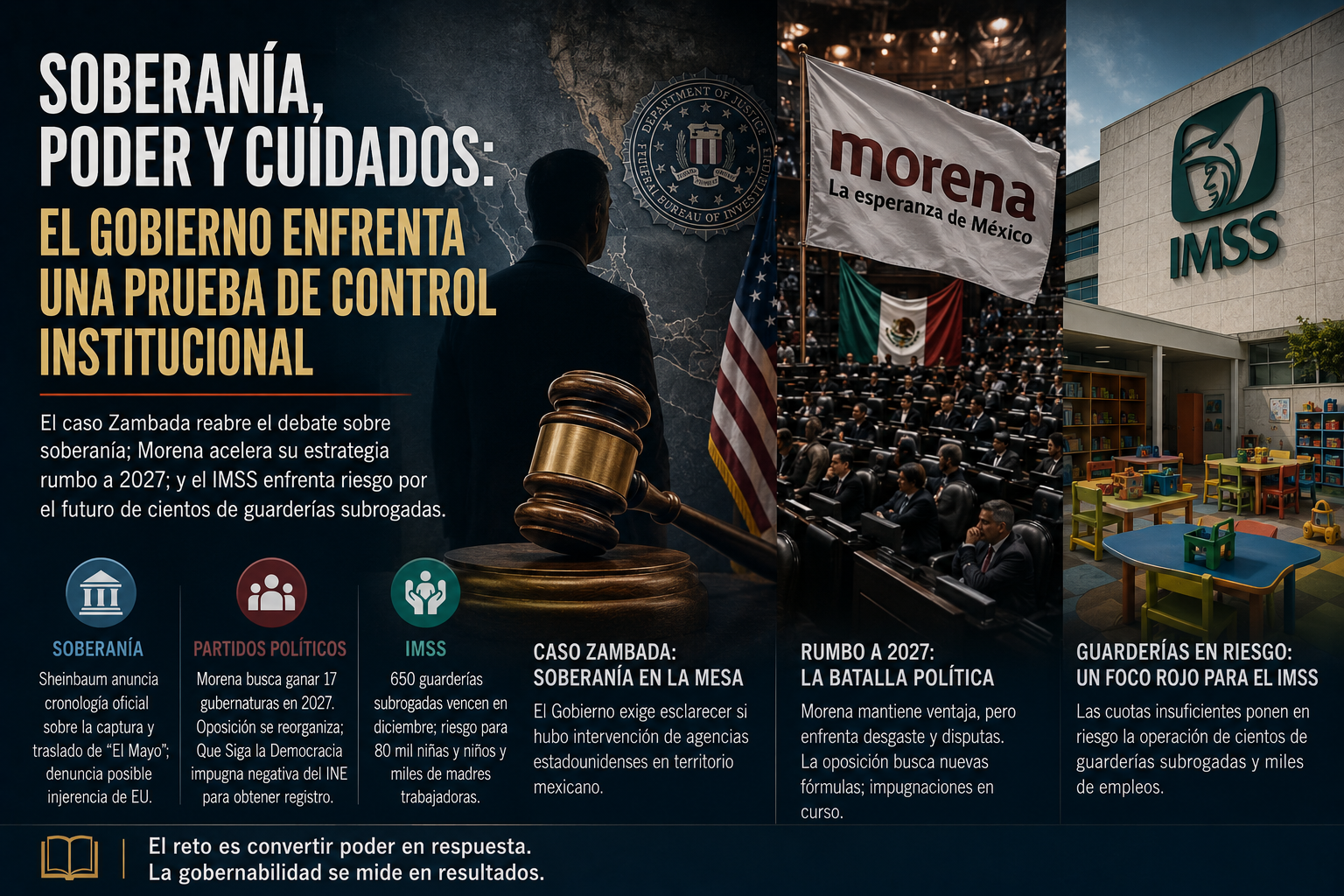 Soberanía, poder y cuidados: el Gobierno enfrenta una prueba de control institucional